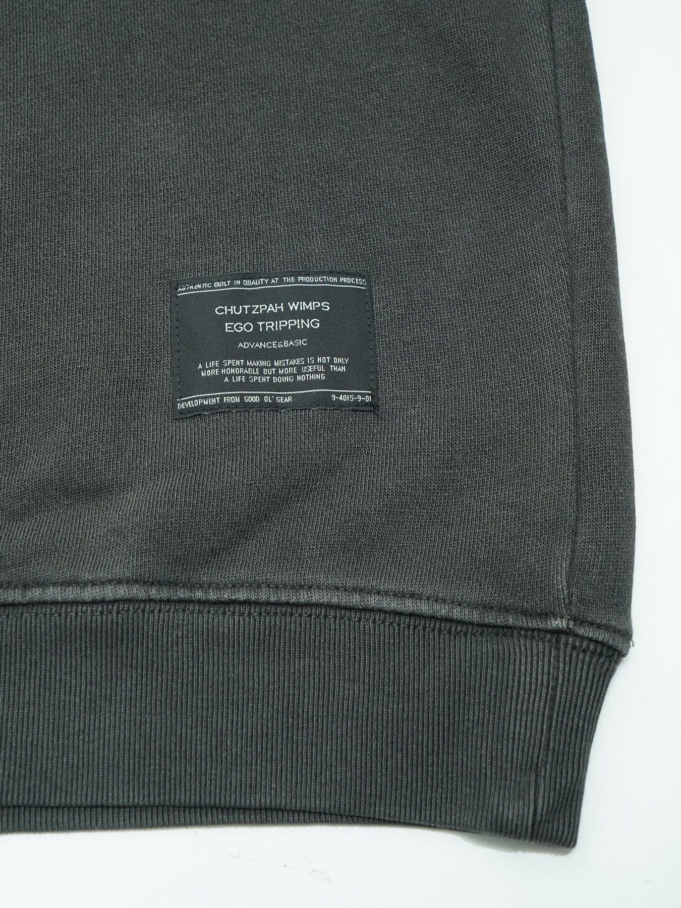 《予約品》 SOFTAGED L/S / スウェットシャツ / チャコール