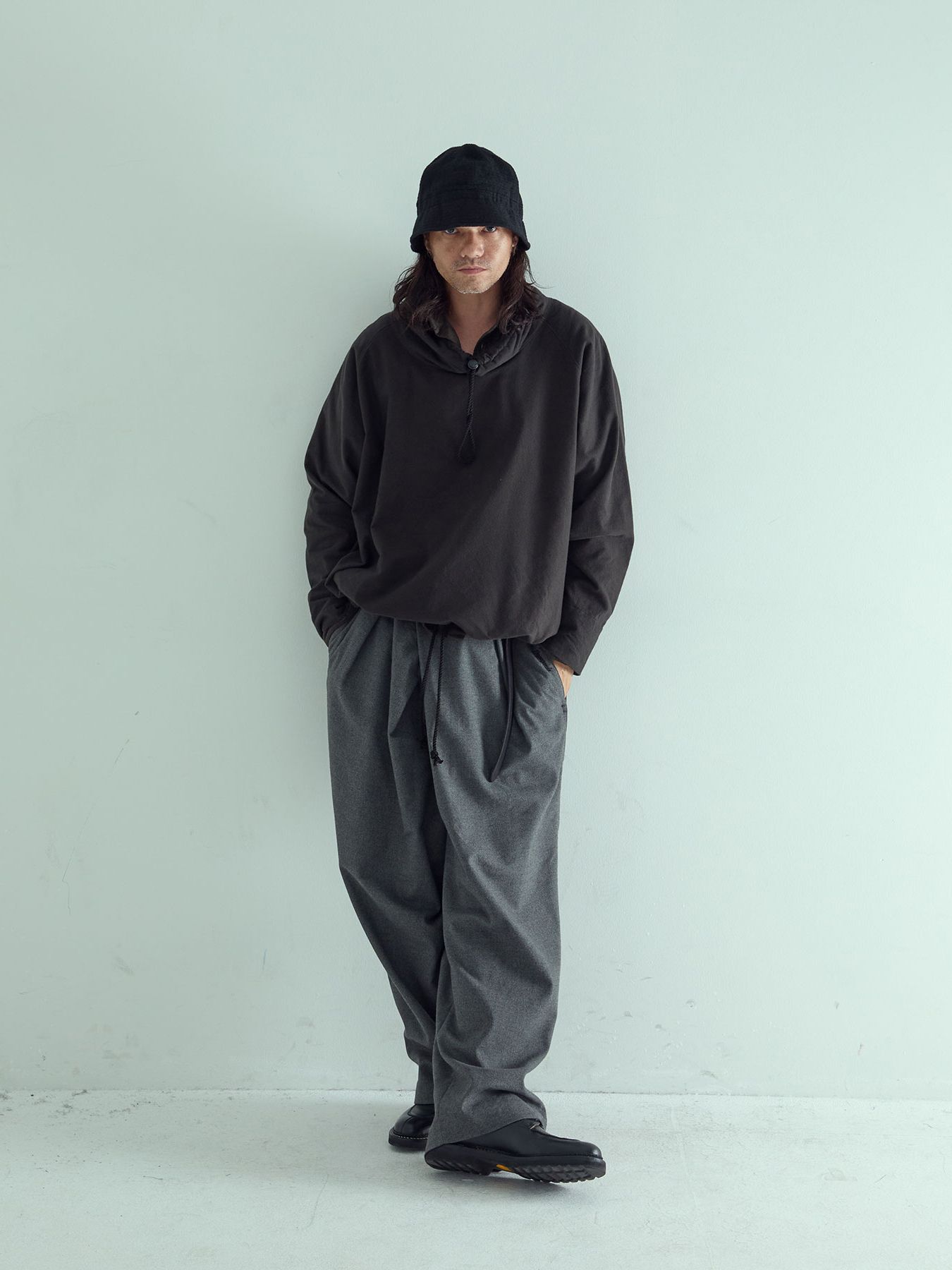【予約品 】CORDNECK / コードネック / チャコール