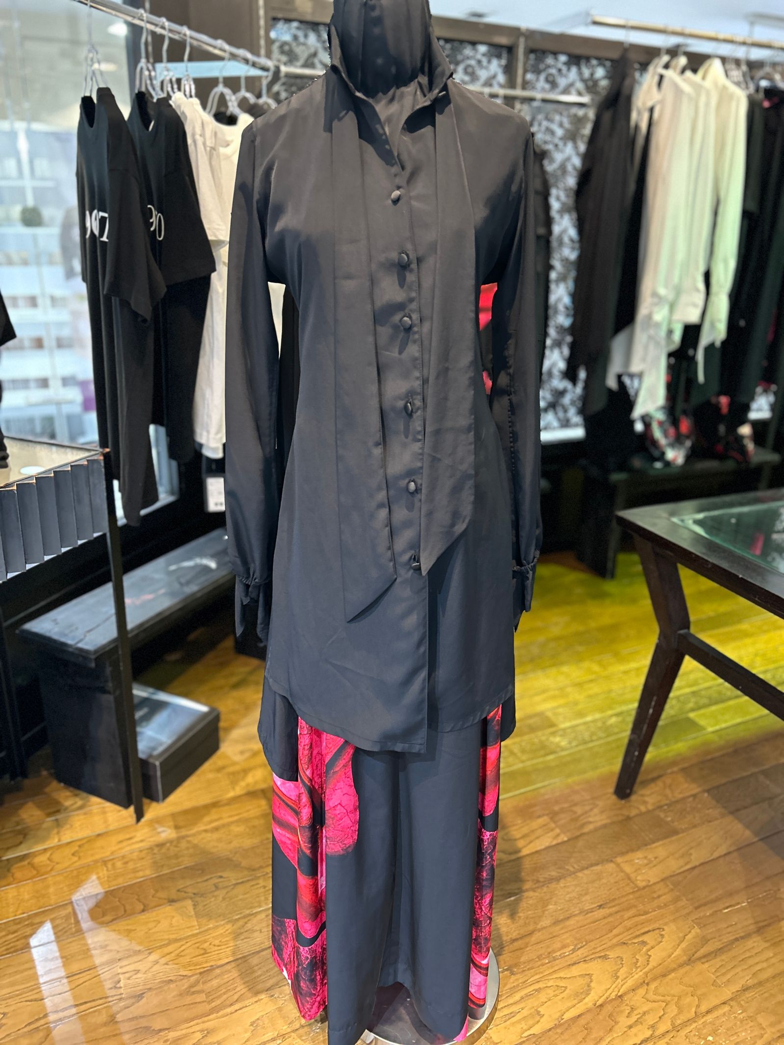 【予約品 10月26日(日) 締切】Drape Skirt / ドレープスカート / ブーゲンビリア