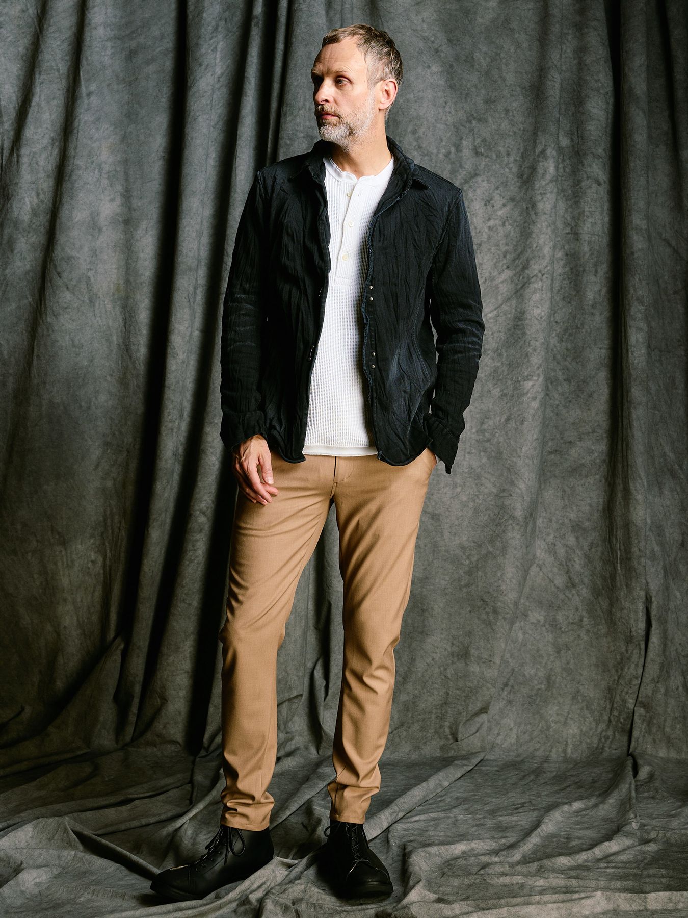 【予約品 4月19日(日) 18時締切】modern lineman boots / カウレザー モダン ラインマンブーツ / ブラック