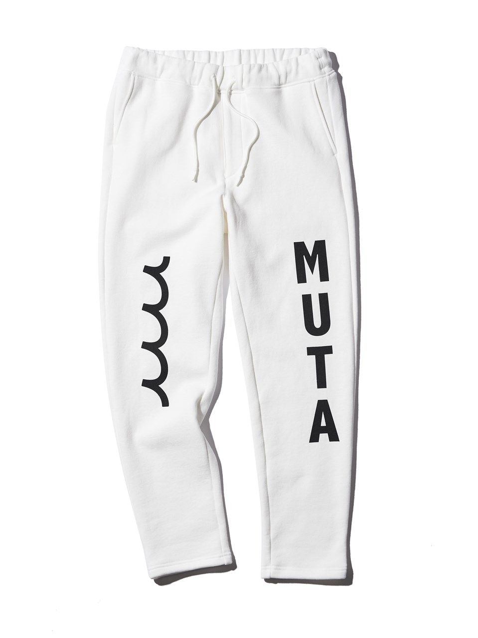 (予約品) muta Narrow Sweatpant / スウェットパンツ/ ホワイト 【Acanthus×muta】 10月上旬頃入荷予定