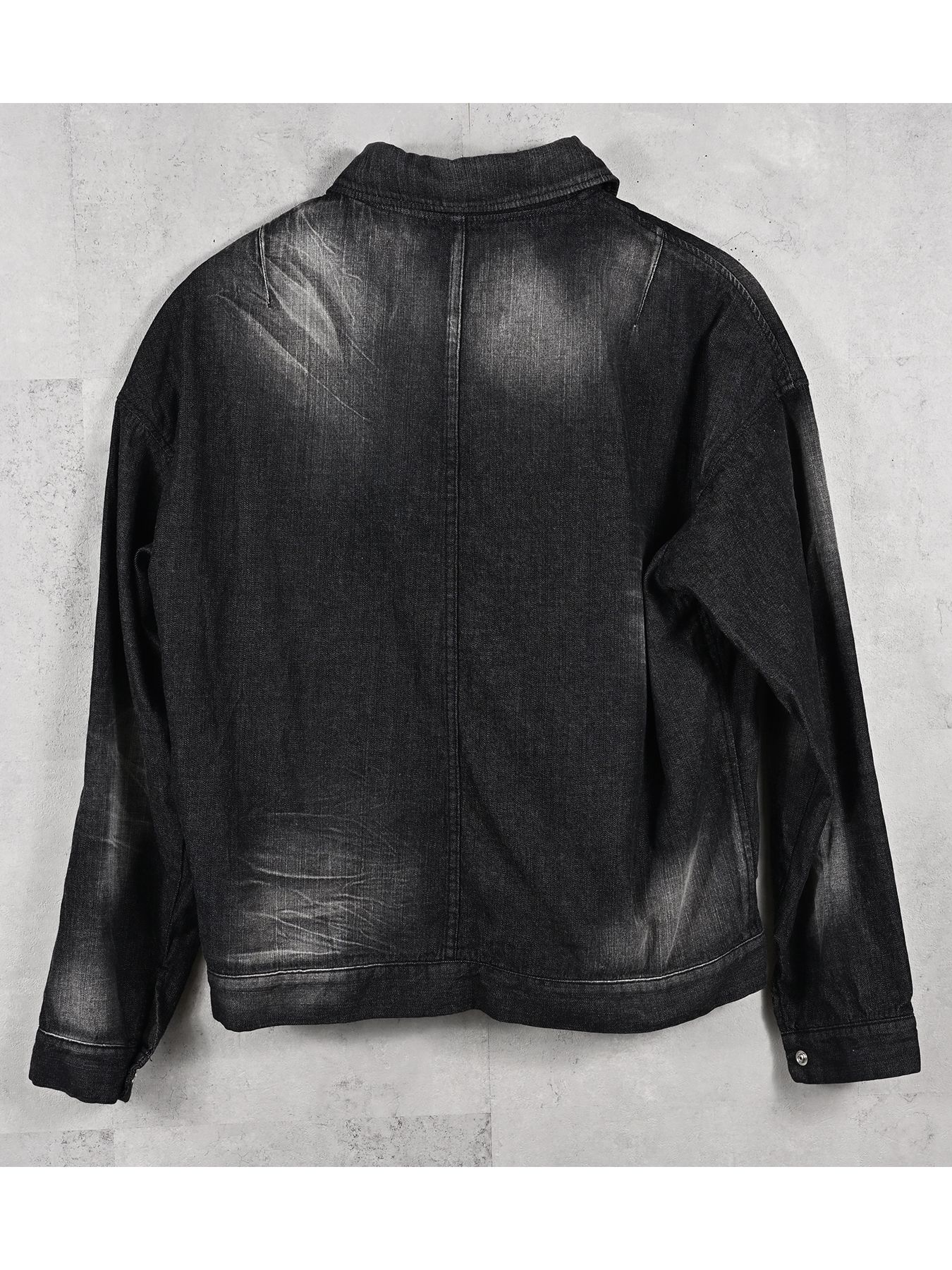 【予約品 11月16日(日) 締切】LDENIM AG FLIGHT JK / ライトデニム ミリタリージャケット / ブラックゴユーズド