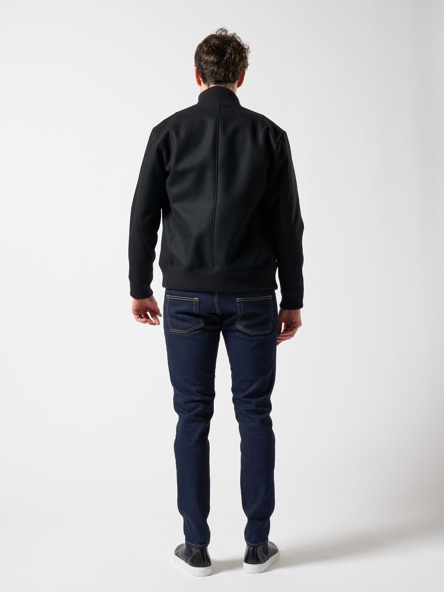 【予約品】 stadium jumper / スタジャン / ブラック