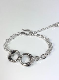 《受注生産》 TWIN CROWN CHAIN BRACELET / ツインクラウンチェーンブレスレット / 注文から2～3週間後入荷予定