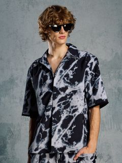 【予約品 1月25日(日) 締切】skipper shirt H/S / スキッパー ハーフスリーブシャツ / モノプリント