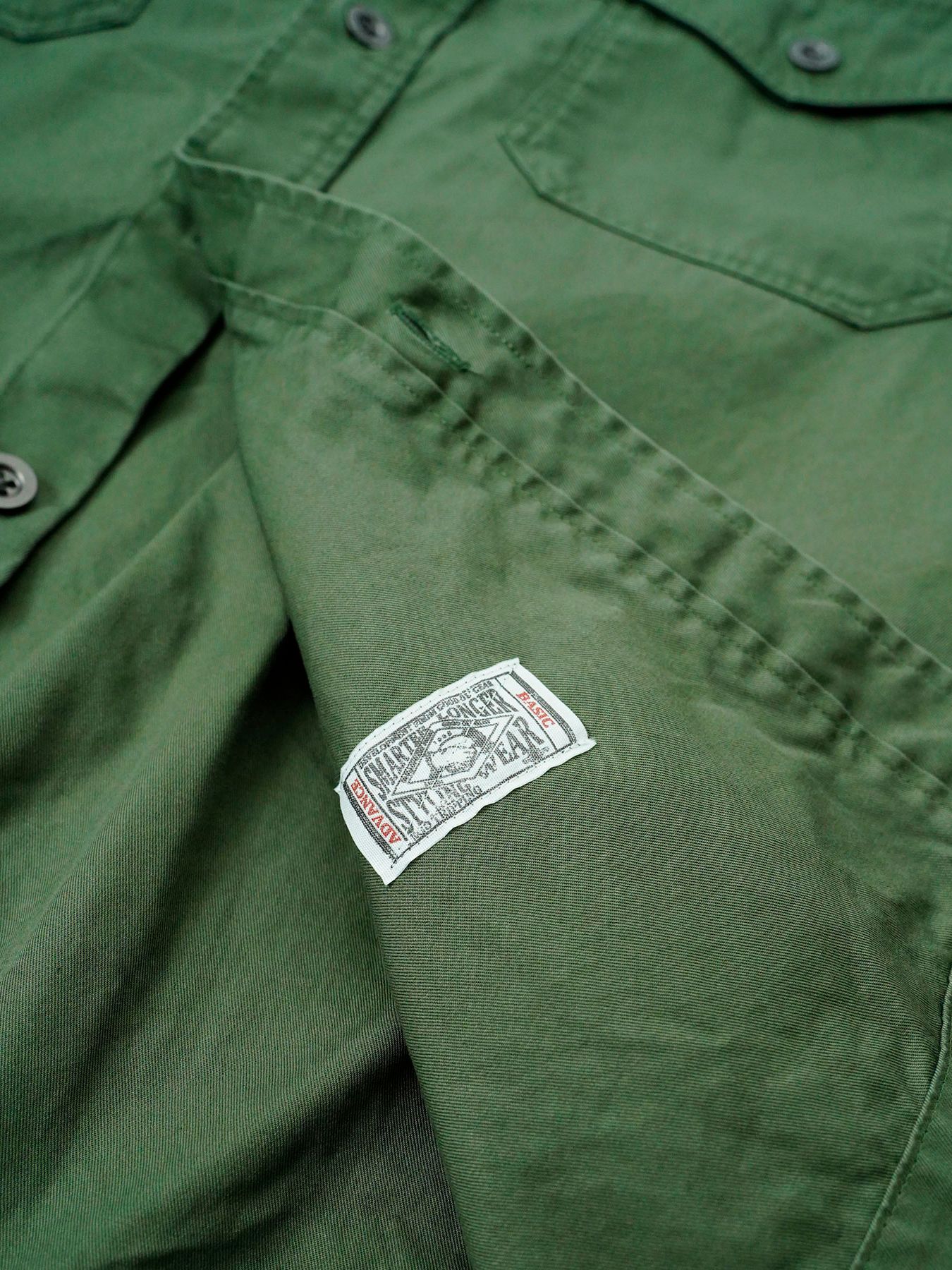 【予約品 11月9日(月) 締切】MILITARYSHIRT Armytwill / アーミーツイルミリタリーシャツ / オリーブドラブ