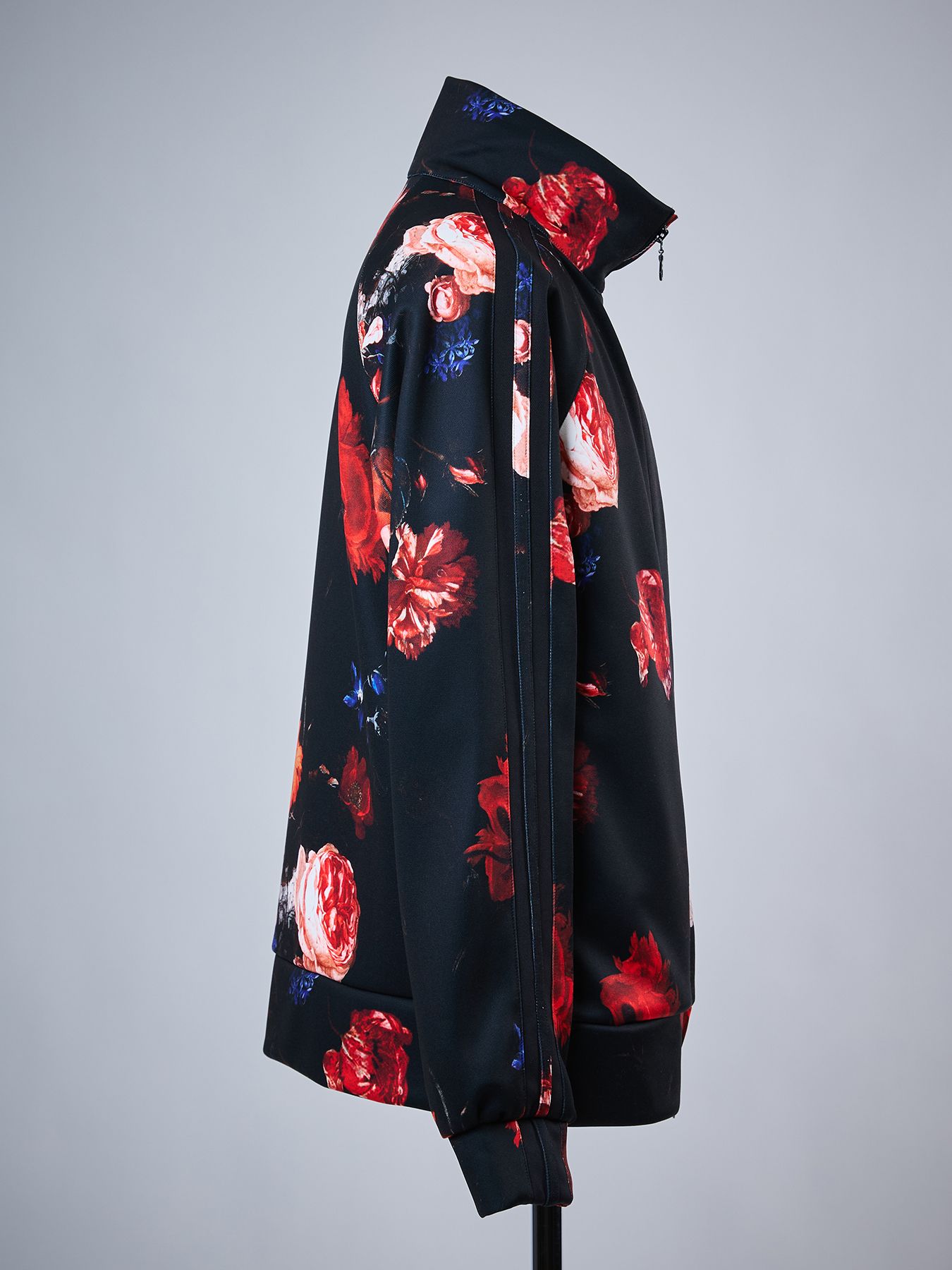 【予約品 4月26日(日) 締切】High Neck Jersey / ハイネックジャージ / ブラックフローラ