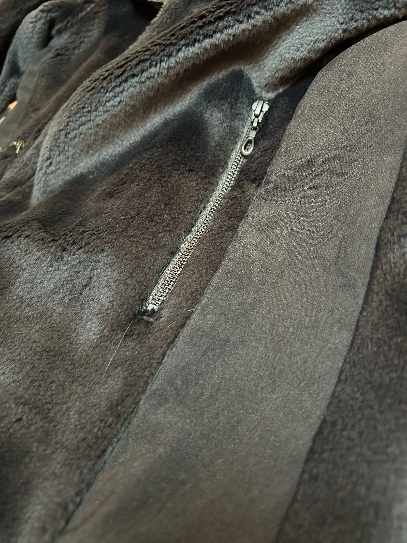 ShortFur ZippHoodie / ショートファージップパーカー / ブラック