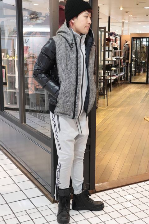 CRUCE&Co.のスニーカを使ったコーディネート