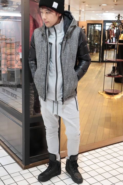 CRUCE&Co.のスニーカを使ったコーディネート