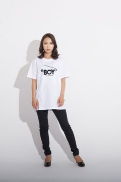 BOY SAFETY PIN TEE/ ホワイト 【BOY LONDON】