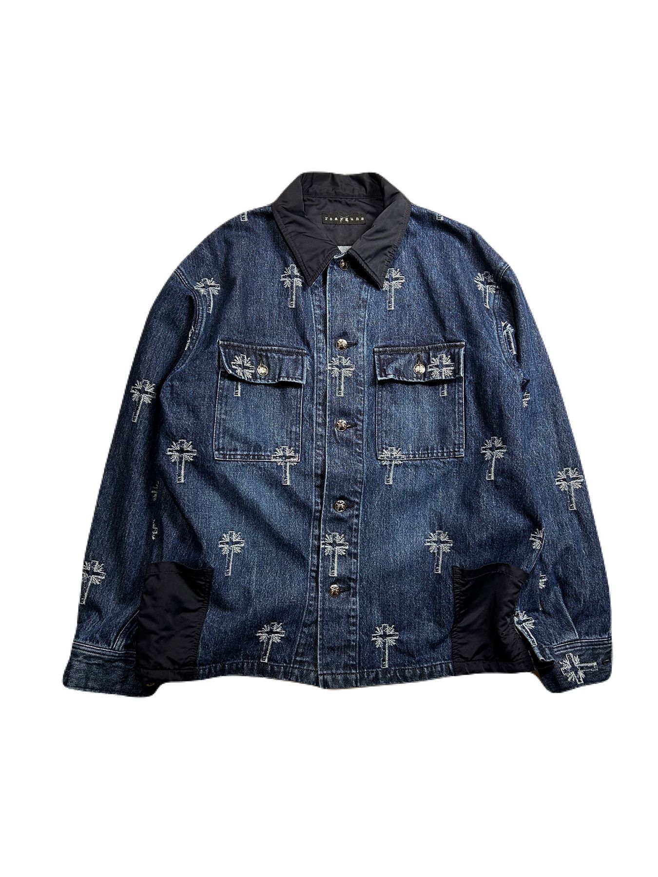 【予約品 8月10日(日) 締切 】CROSS JQ DENIM JKT / クロスジャガード デニムジャケット / ブルー