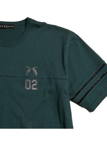 《予約品8月31日 23時55分締め》 SIDE LINE TEE A / Tシャツ / グリーン 【roarguns 】 2024年2月入荷予定