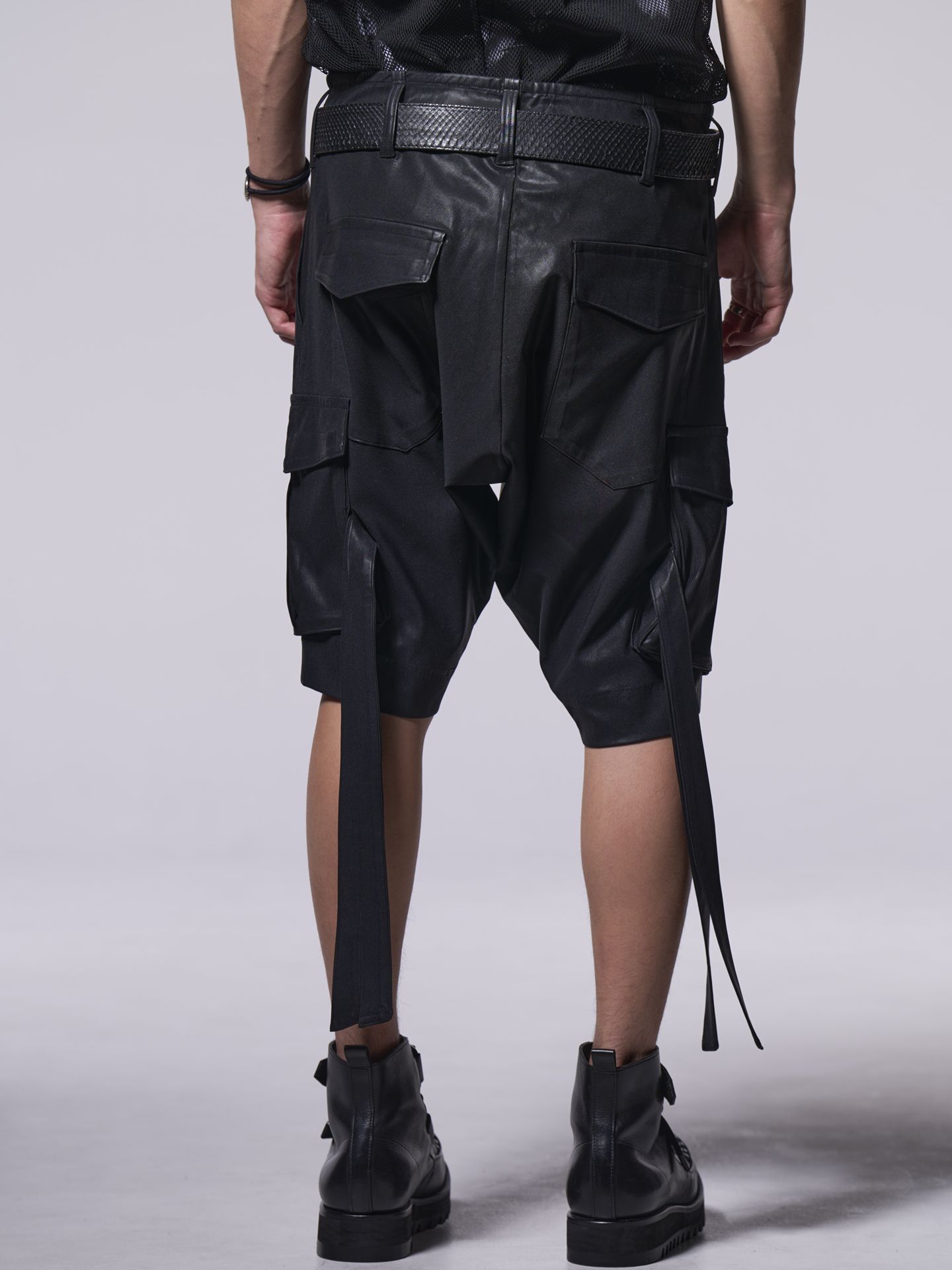 《予約品》 SarouelShortCargo / サルエルショートカーゴ / ブラック・コーティング