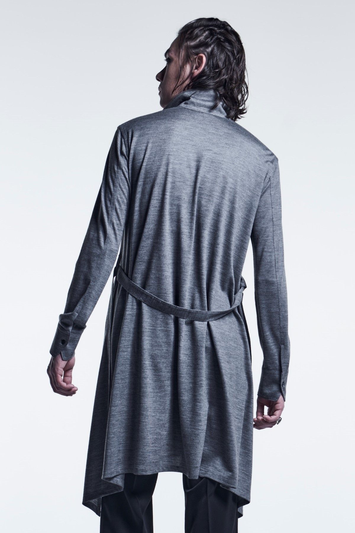 SkipperFlareShirts WoolJersey / Gray 【kiryuyrik】