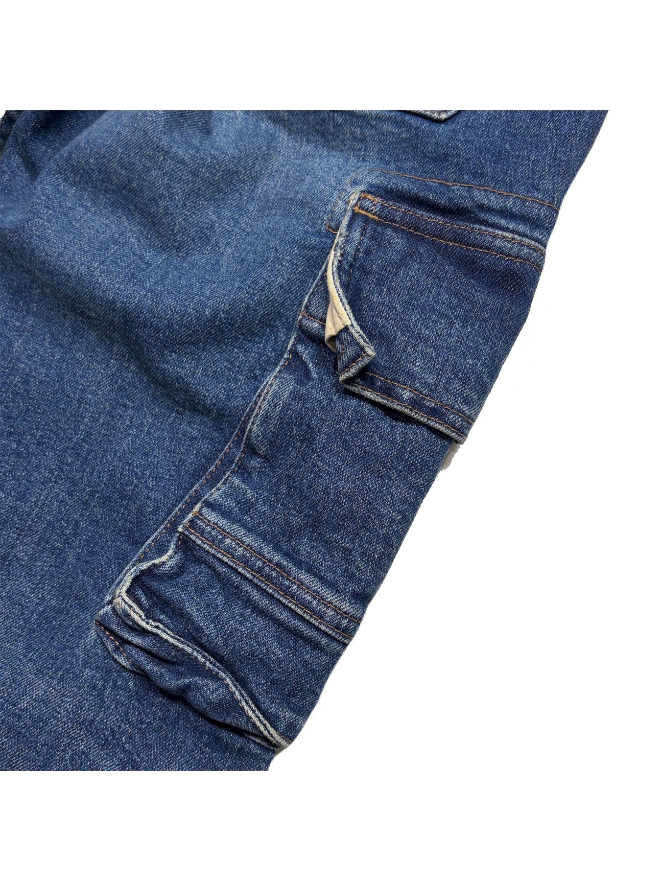【予約品 8月23日(日) 締切】STRECH DENIM CARGO/P / ブルー