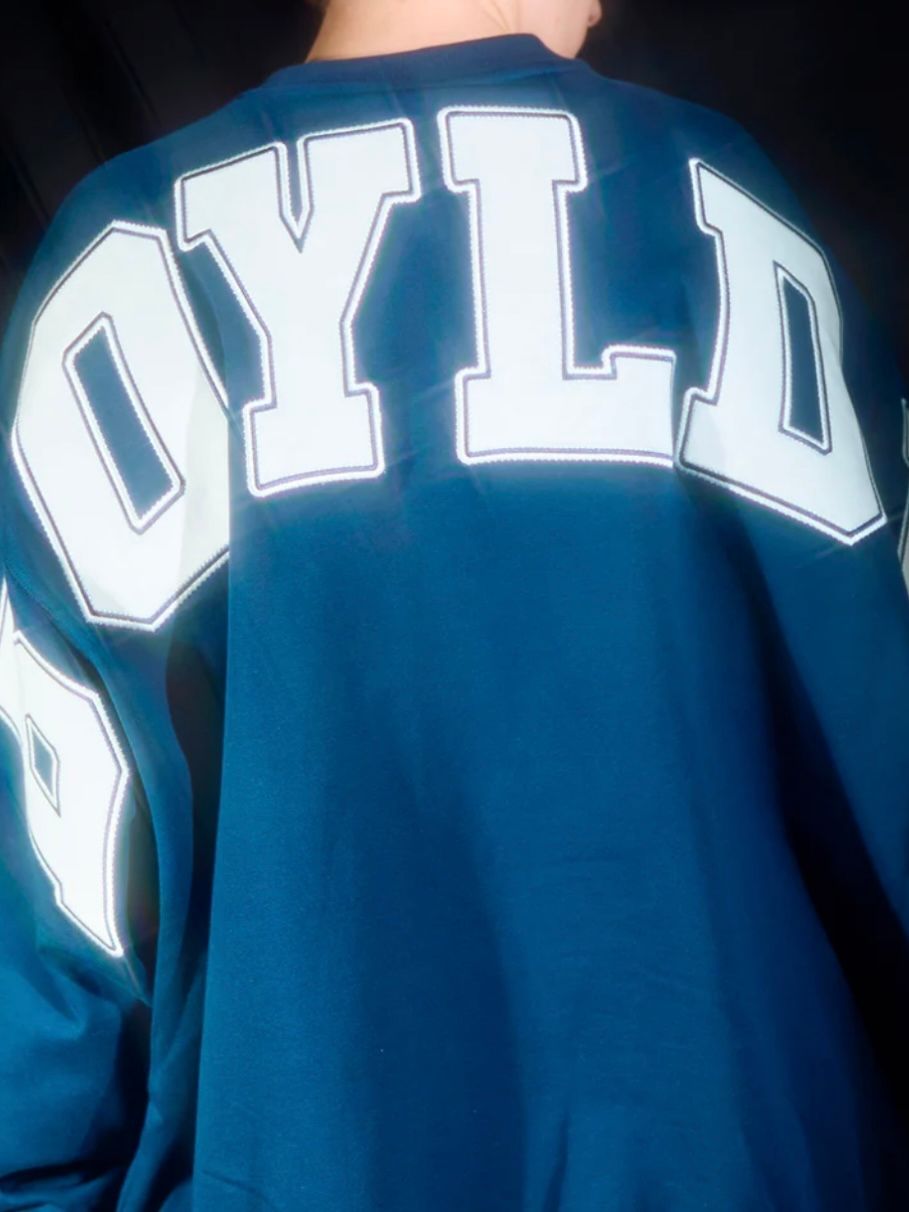 BIG BOY LOGO Crew Sweat BLUEネイビーブルー【B233N0301206】