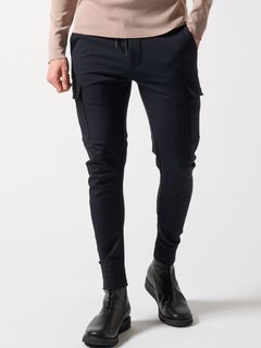 【予約品】 3D banana slim cargo / スリムカーゴパンツ / ブラック