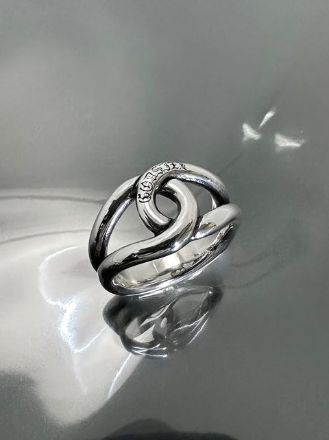 《受注生産》 OPEN TEARDROP RING / オープンティアドロップリング 【注文から2-3週間後入荷予定】