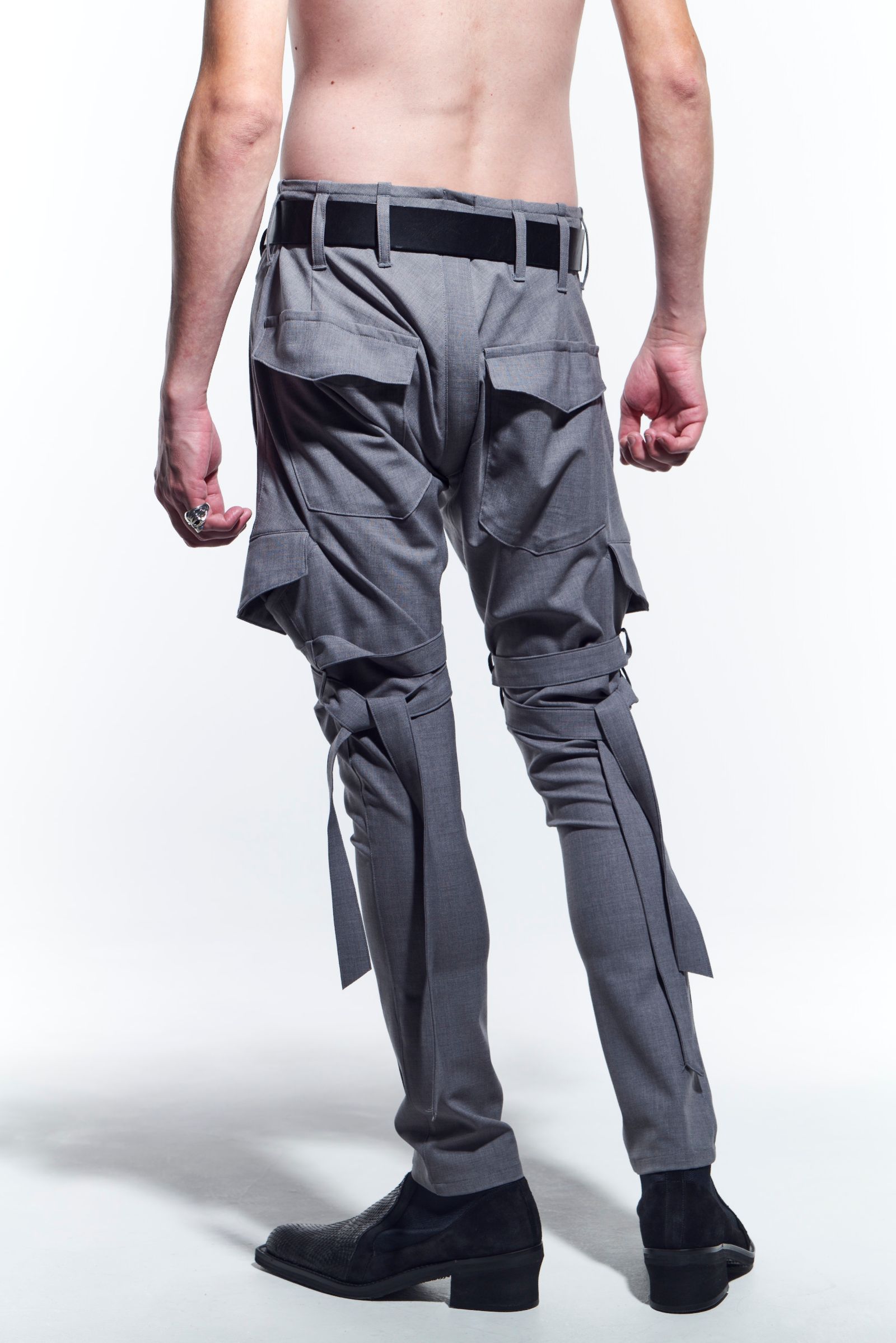《予約品》 SaruelBondagePants サルエルパンツ TWS-Stretch / Grey 【kiryuyrik】 1月入荷予定