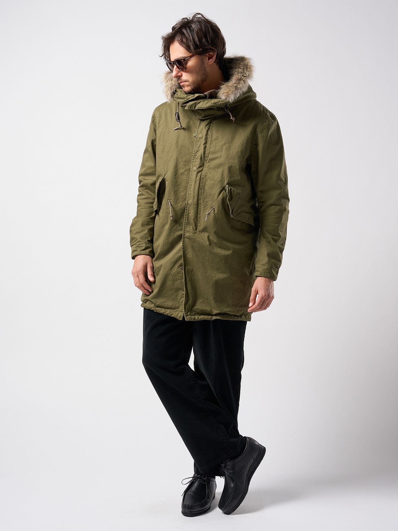 【予約品 】M65 fishtail parka / M65フィッシュテールパーカ / カーキ