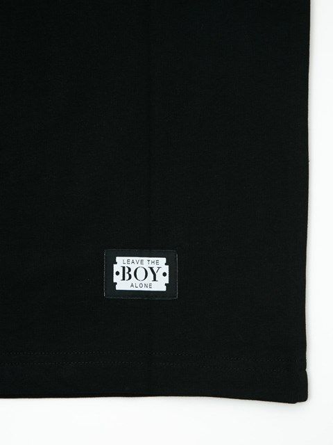 FLOCKY PRINTED HEAVY WEIGHT TEE / Tシャツ / ブラック 【BOY LONDON】