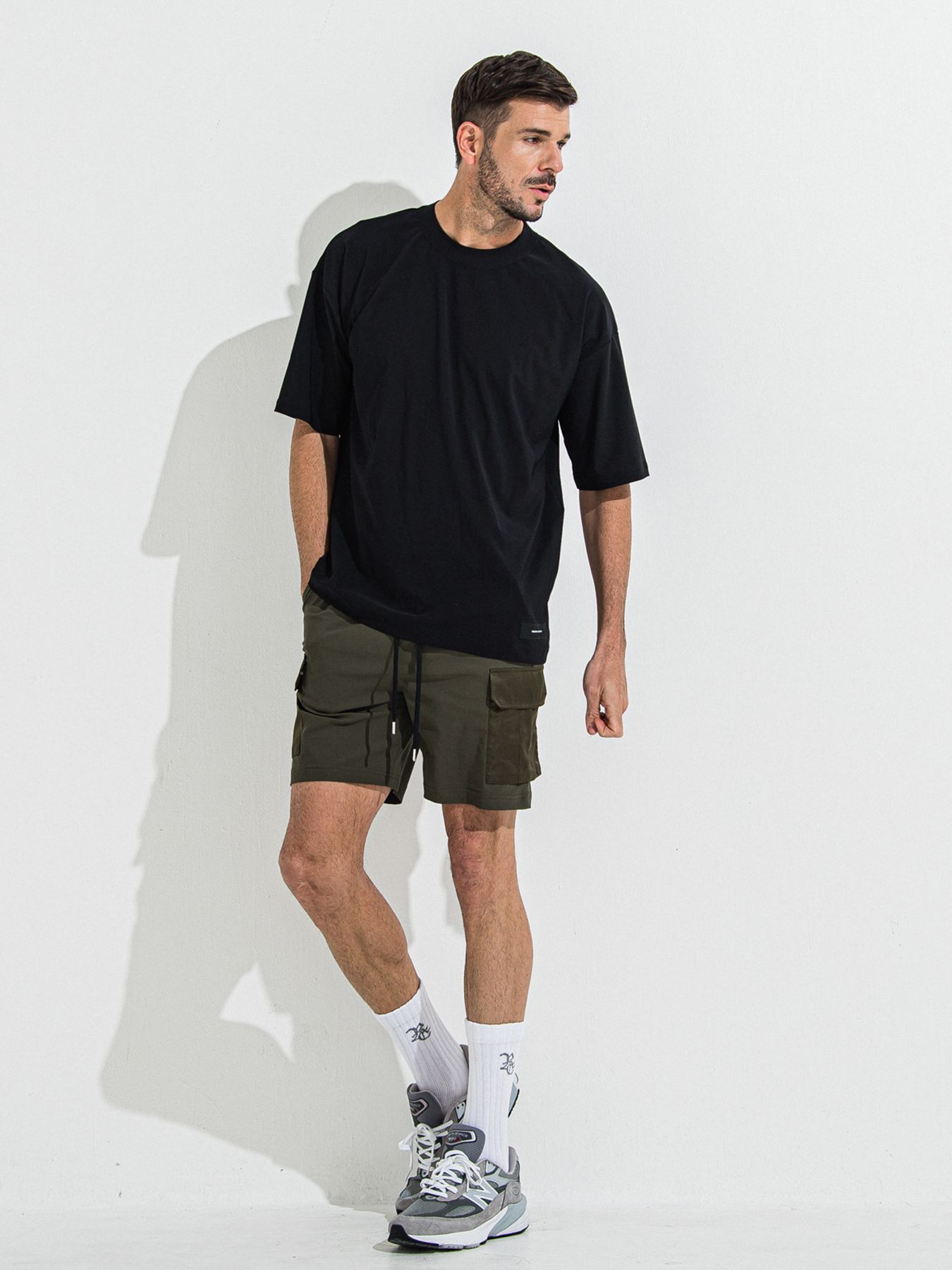 【予約品 】OX JERSEY OVER TEE / オックスジャージオーバーサイズTシャツ / ブラック