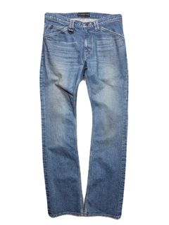 【予約品】STRETCH DENIM PT / ストレッチデニム ブーツカットパンツ / ブルー