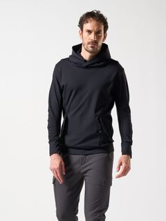 【予約品】 overlap hoodie / パーカー / ブラック