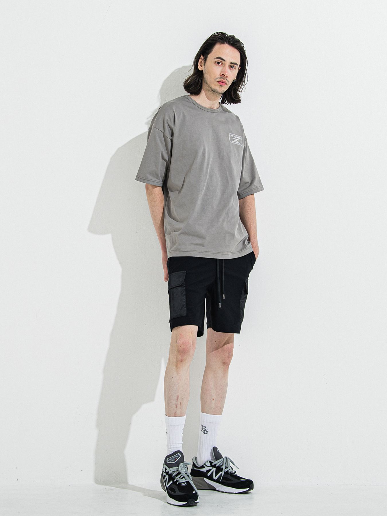 【予約品】DARRELL CARGO SHORTS / ダレルカーゴショーツ / ブラック