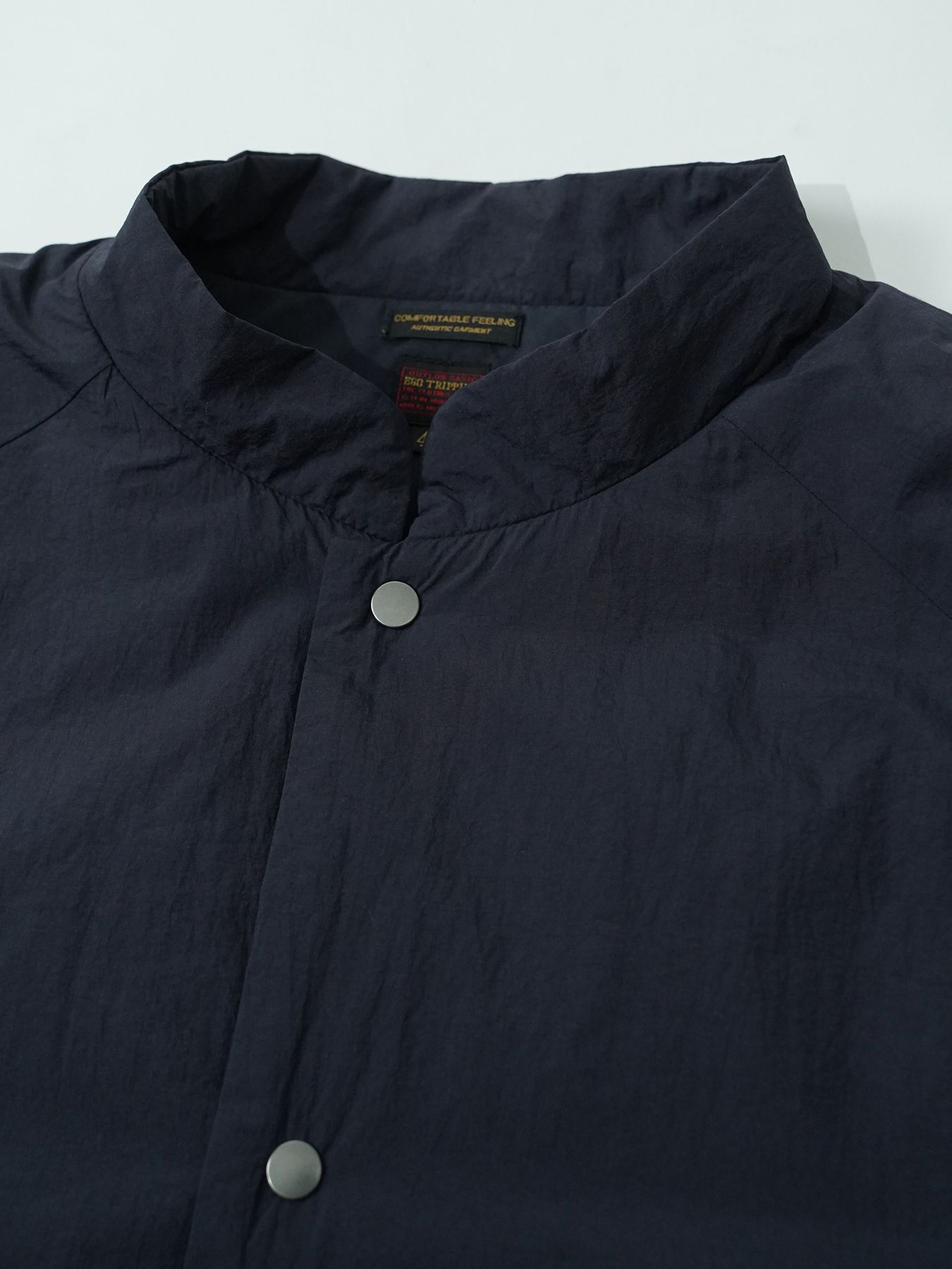 【予約品 5月27日(水) 締切】VEIL-BLOUSON / スタンドブルゾン / ネイビー