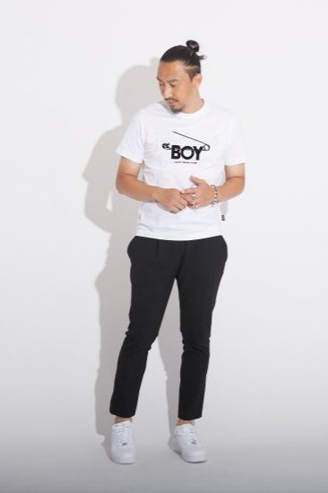 BOY SAFETY PIN TEE/ ホワイト 【BOY LONDON】