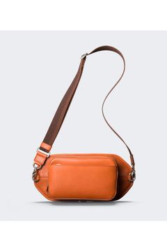 ボディバッグ Axis Leather / Chrome Orange 【aniary】