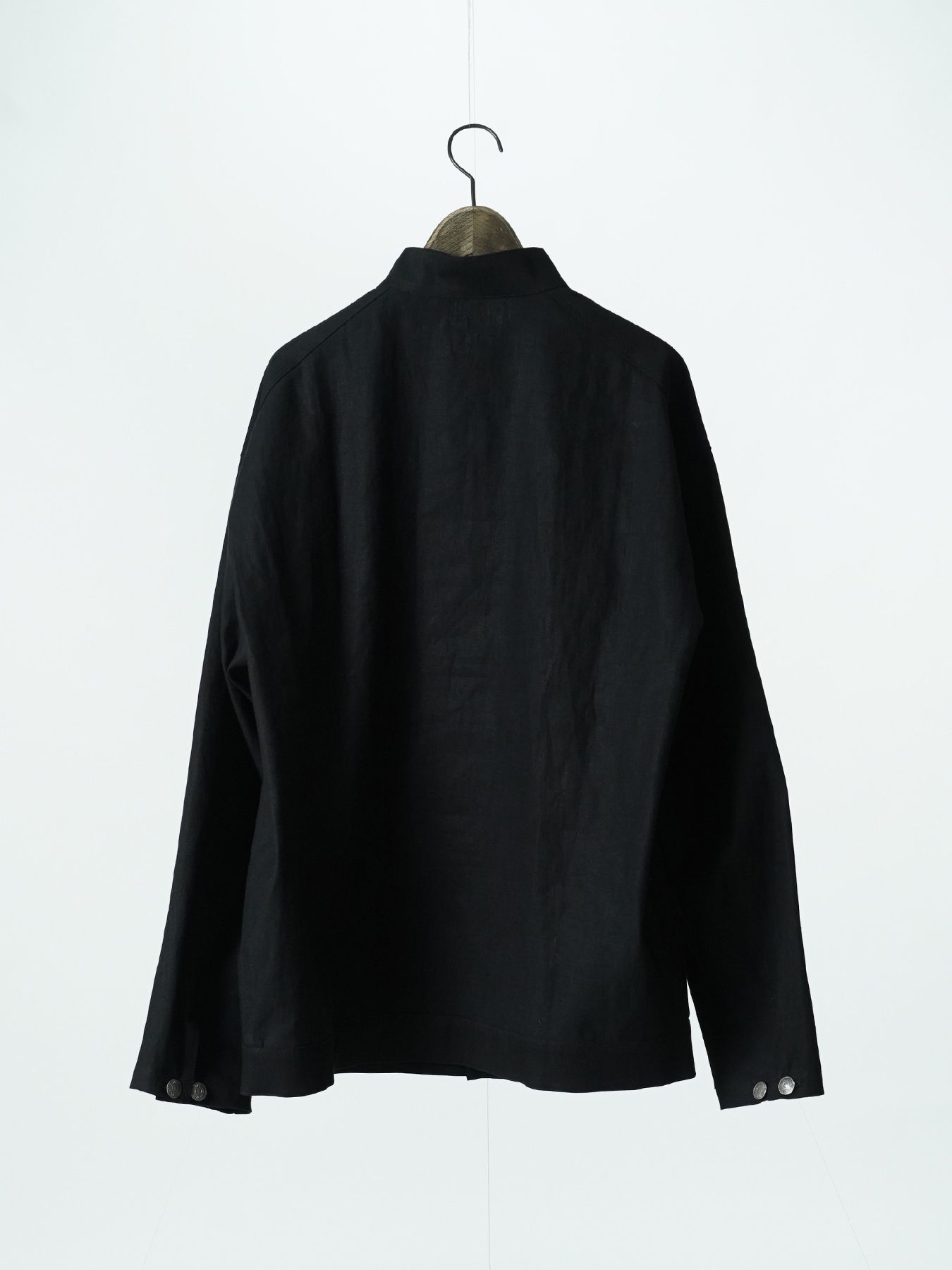 【予約品 5月27日(水) 締切】BOURGERON-DENIMJACKET / ライトオンスデニム シャツジャケット / ブラック