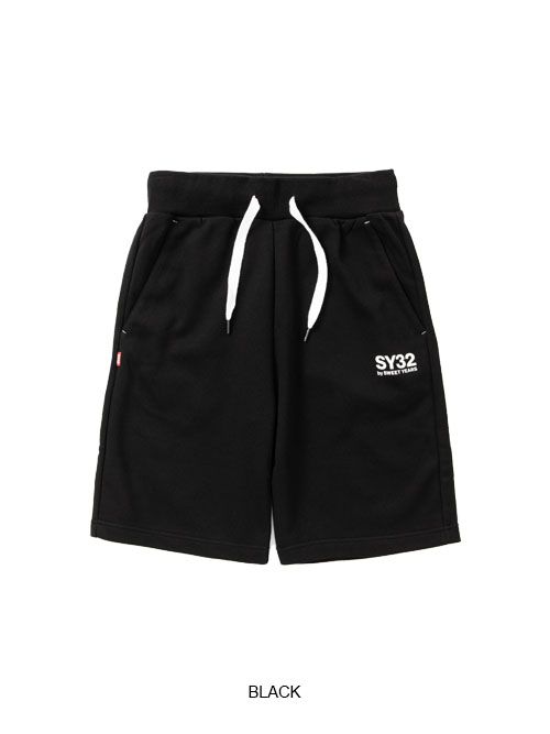 SY32 by SWEET YEARS - SWEAT SHORT PANTSショートパンツ / BLACK 【SY32 by SWEET YEARS】  | BRYAN