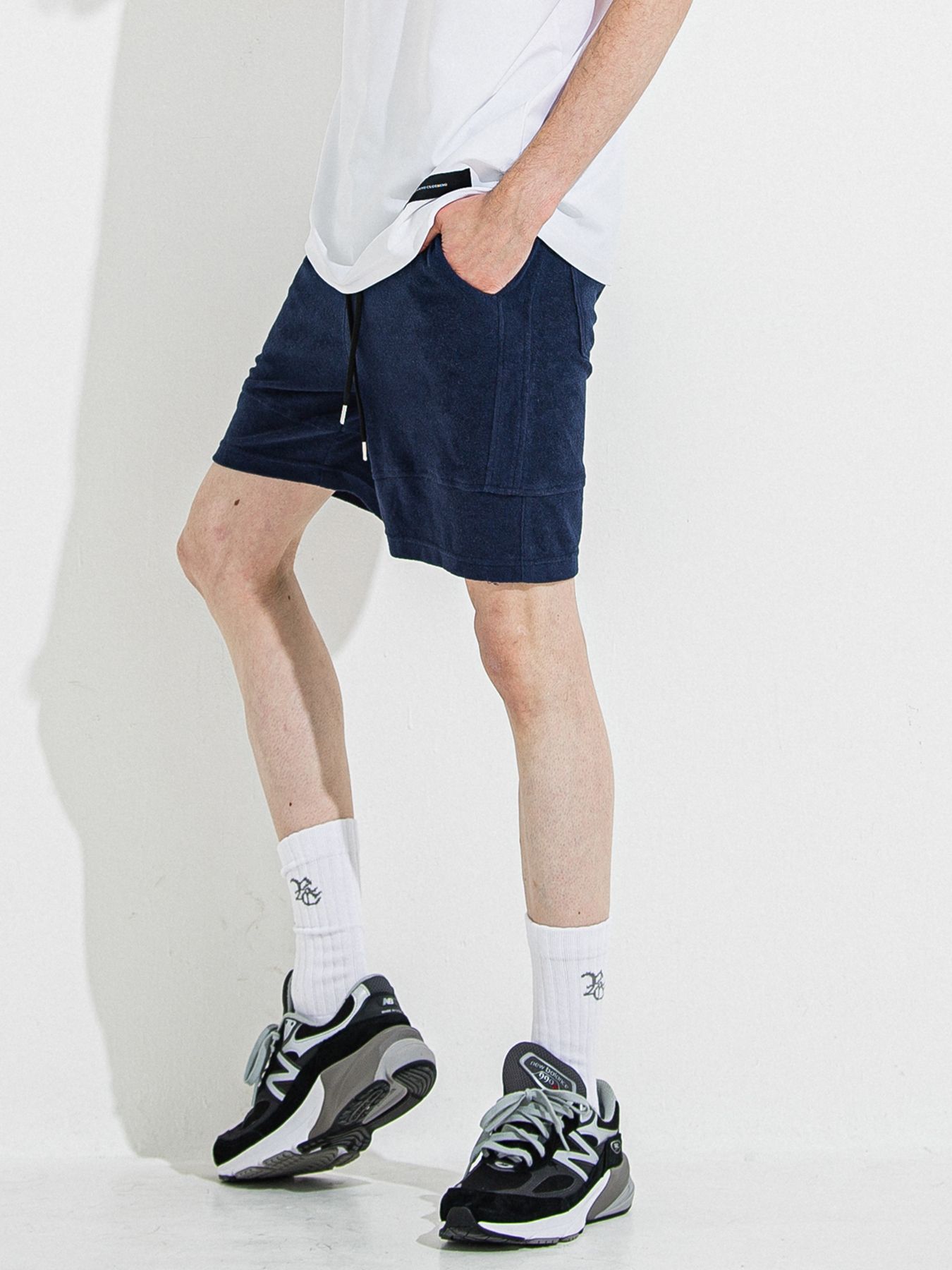 【予約品】TYLER PILE SHORTS / タイラーパイルショーツ / ネイビー