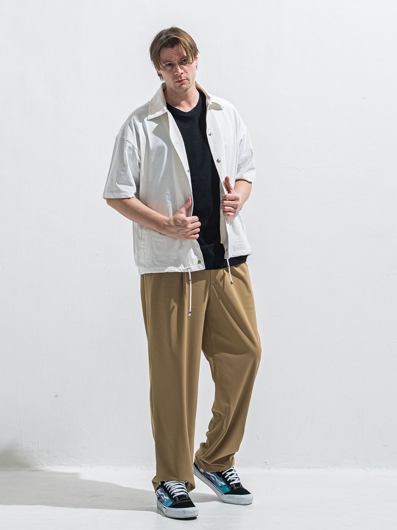 【予約品 2月15日(日) 18:00 締切】BEN PANTS / ワイドルーズパンツ / ブラウン