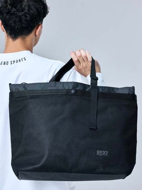TOTE BAG BLACK 【SY32 by SWEET YEARS GOLF】