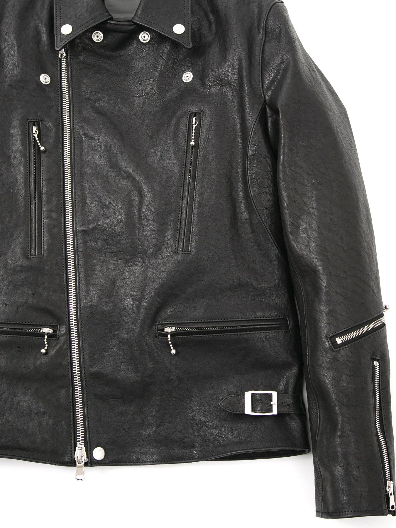 【予約品 10月12日(日) 締切】Pit Vegetable Full Tanned Shrunken Horsehide Double Riders / フルタンニン ピット鞣し シュリンクホースハイド ダブルライダース / LIST