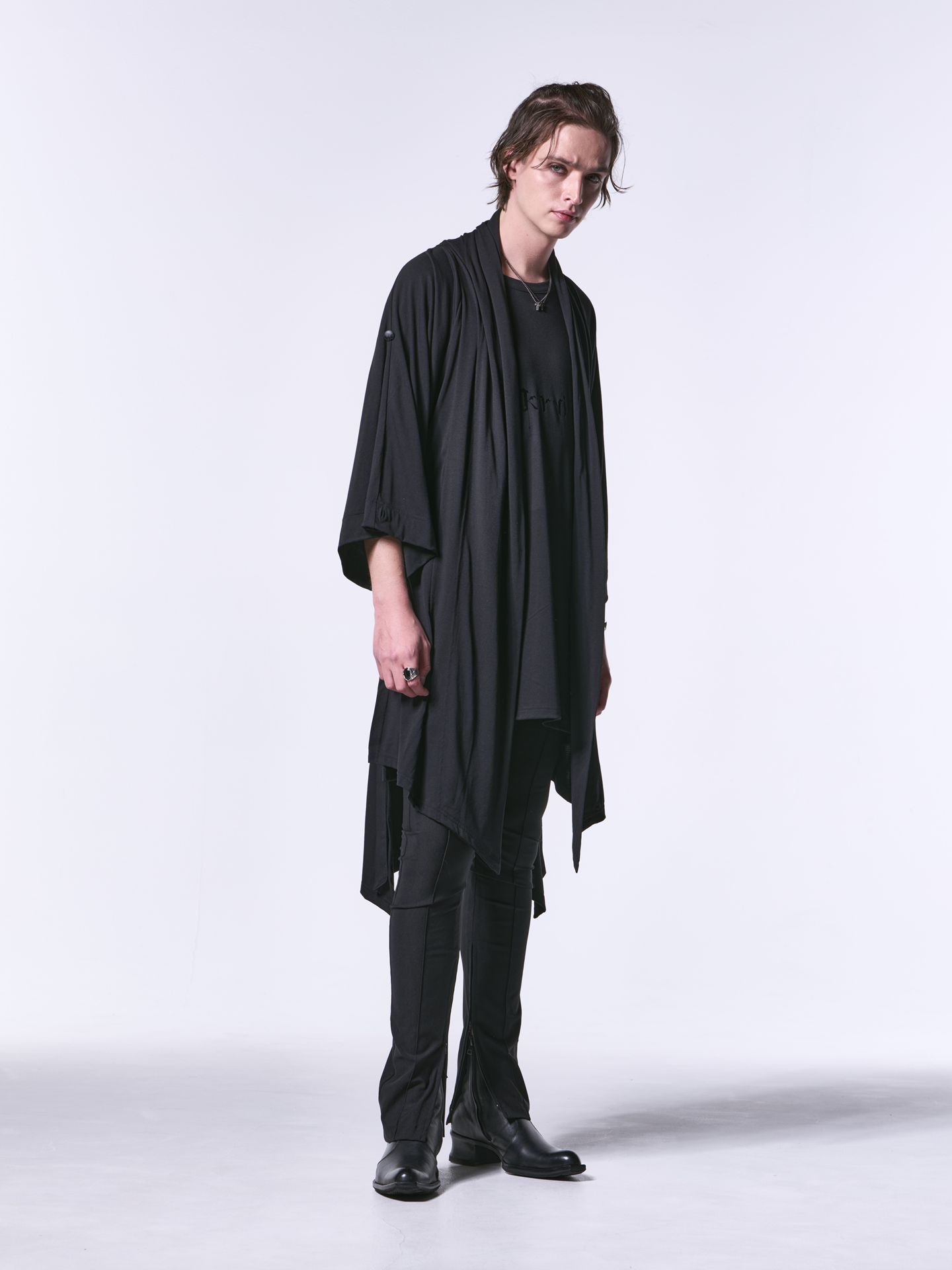 《予約品1月13日 10時締め》 KIMONO-SleeveCardigan / カーディガン / ブラック