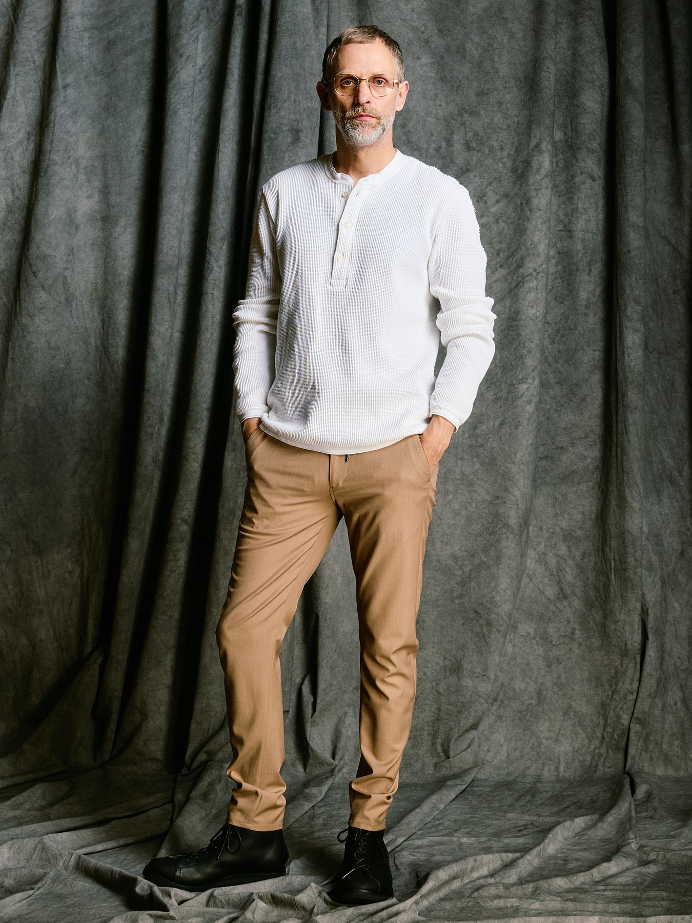 【予約品 4月19日(日) 18時締切】3D banana slim pants / 3Dバナナ スリムパンツ / ベージュ