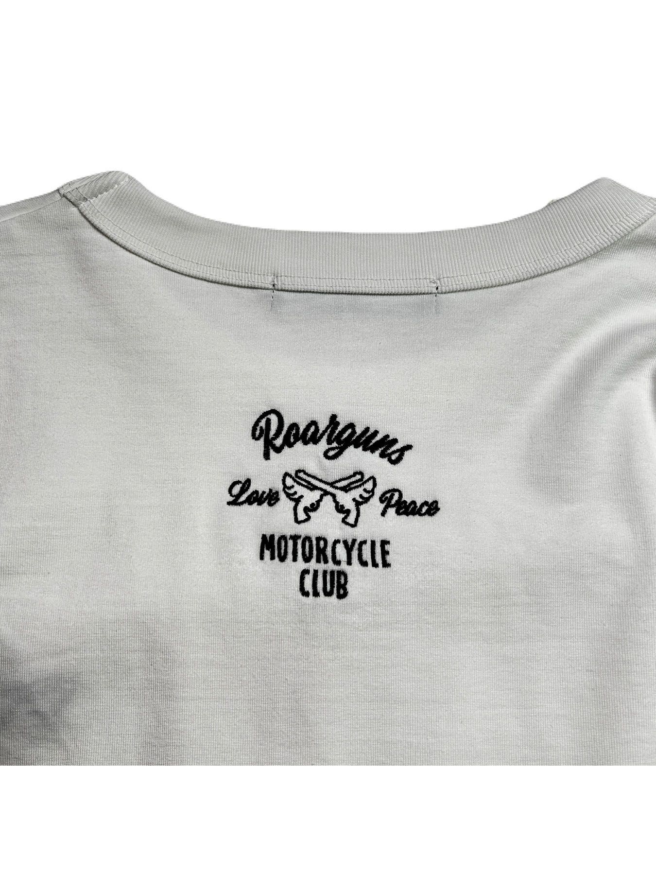 【予約品 8月10日(日) 締切 】WING EMB L/S T / ウイングエンブロイダリー ロングスリーブ Tシャツ / ホワイト
