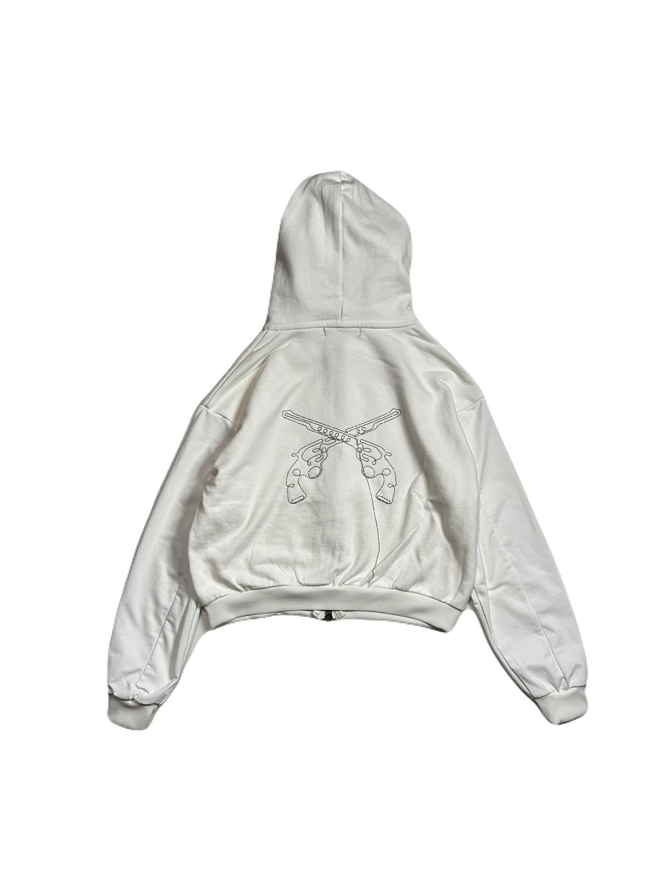 【予約品 8月10日(日) 締切 】WOMENS BALL CHAIN HOODIE / ボールチェーン フーディー / オフホワイト