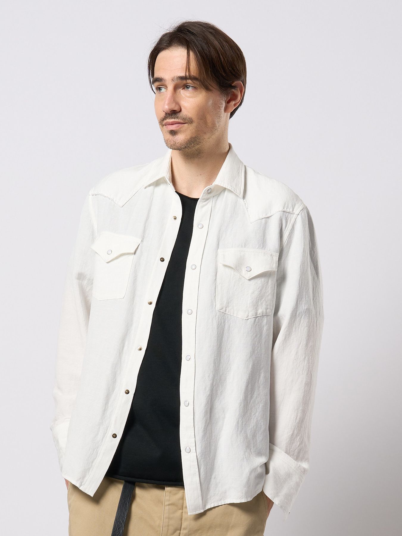 【予約品 9月23日(火) 締切】western shirt / ウエスタンシャツ / ホワイト