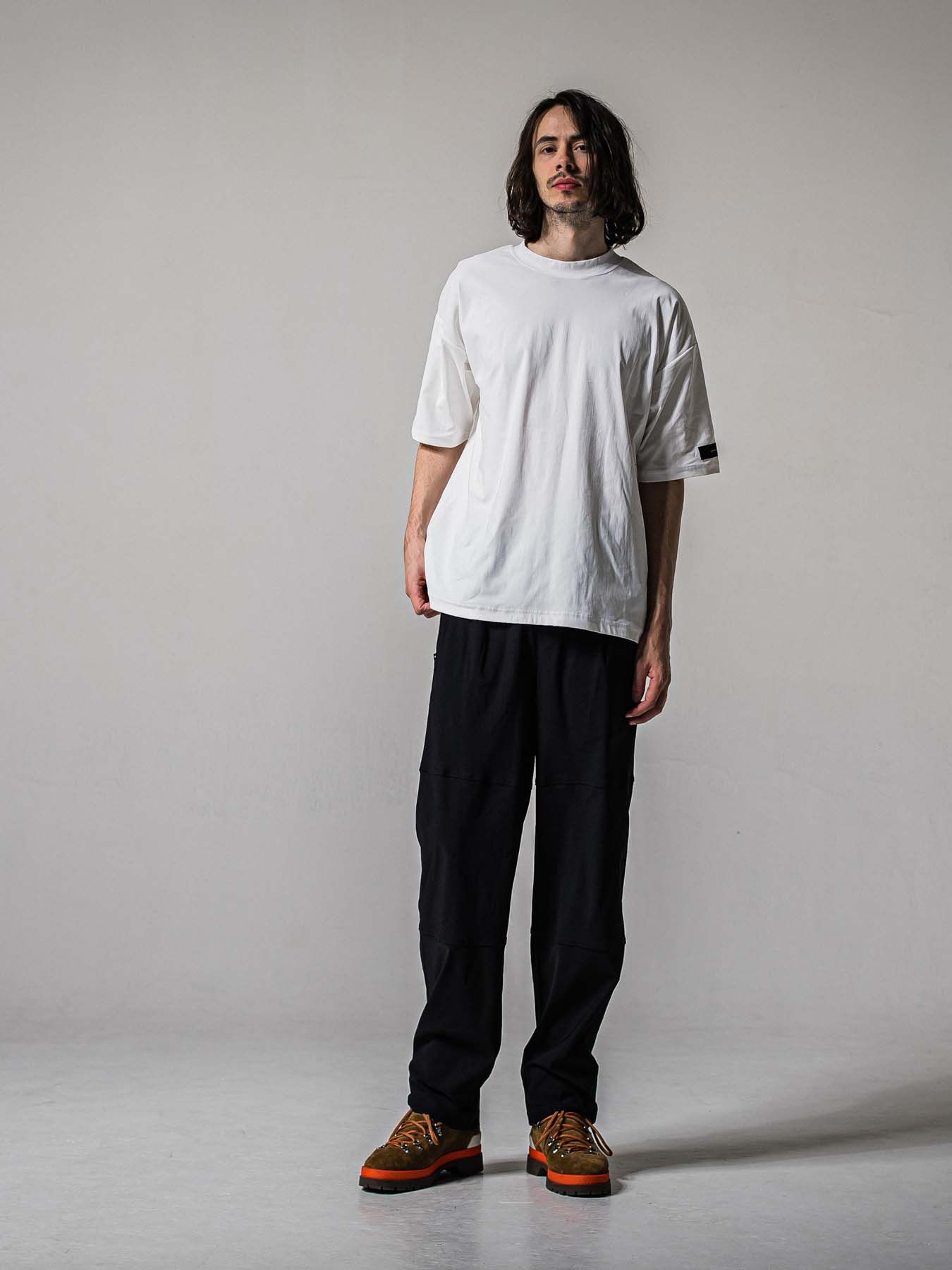 【予約品 11月16日(日) 締切】JONSON LINE WIDE PT / ジョンソン ライン ワイドパンツ / ブラック×ブラック