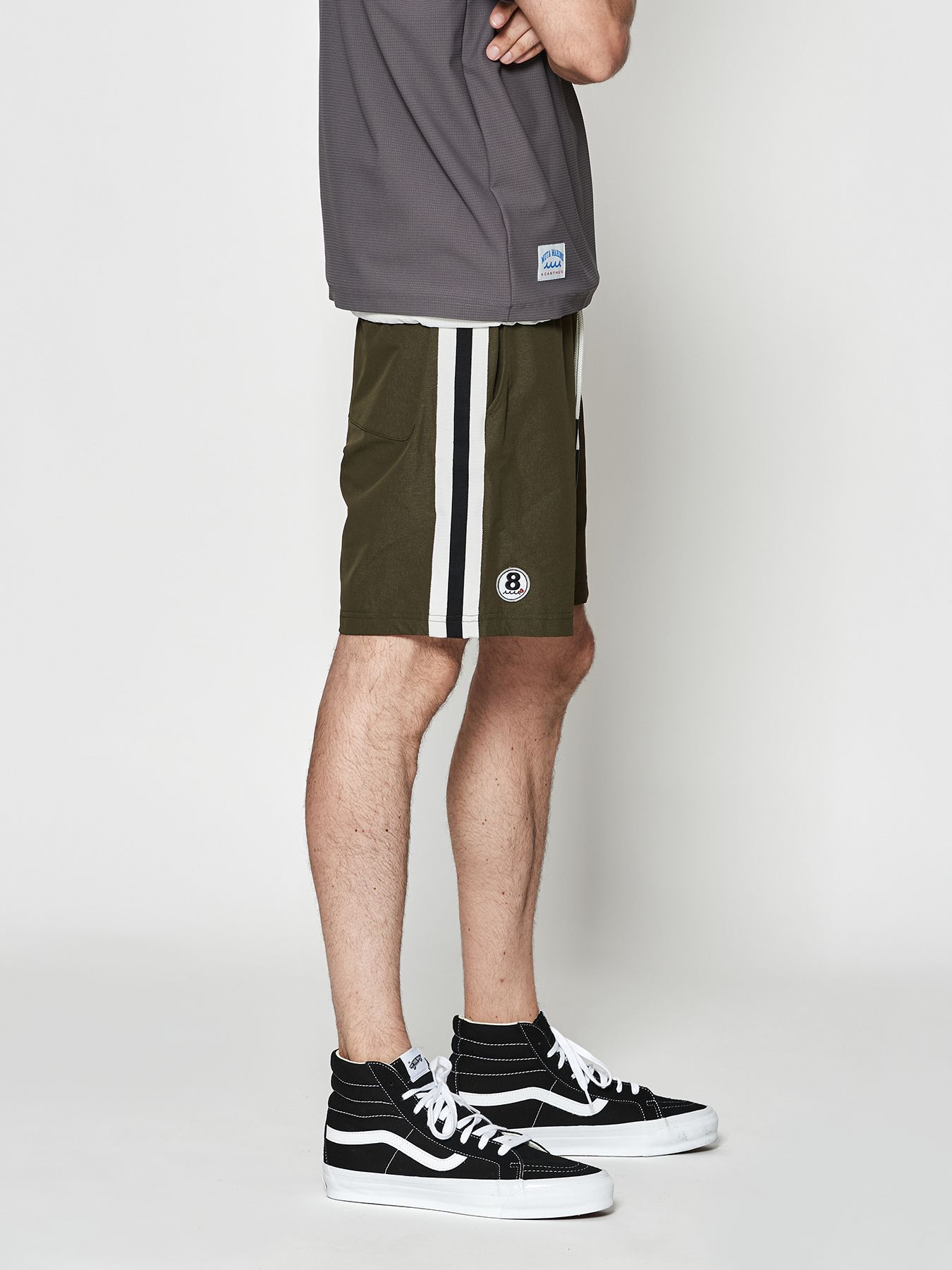 【予約品 10月9日(木) 締切】muta sweet shorts / ショートパンツ / オリーブ【Acanthus × muta MARINE】