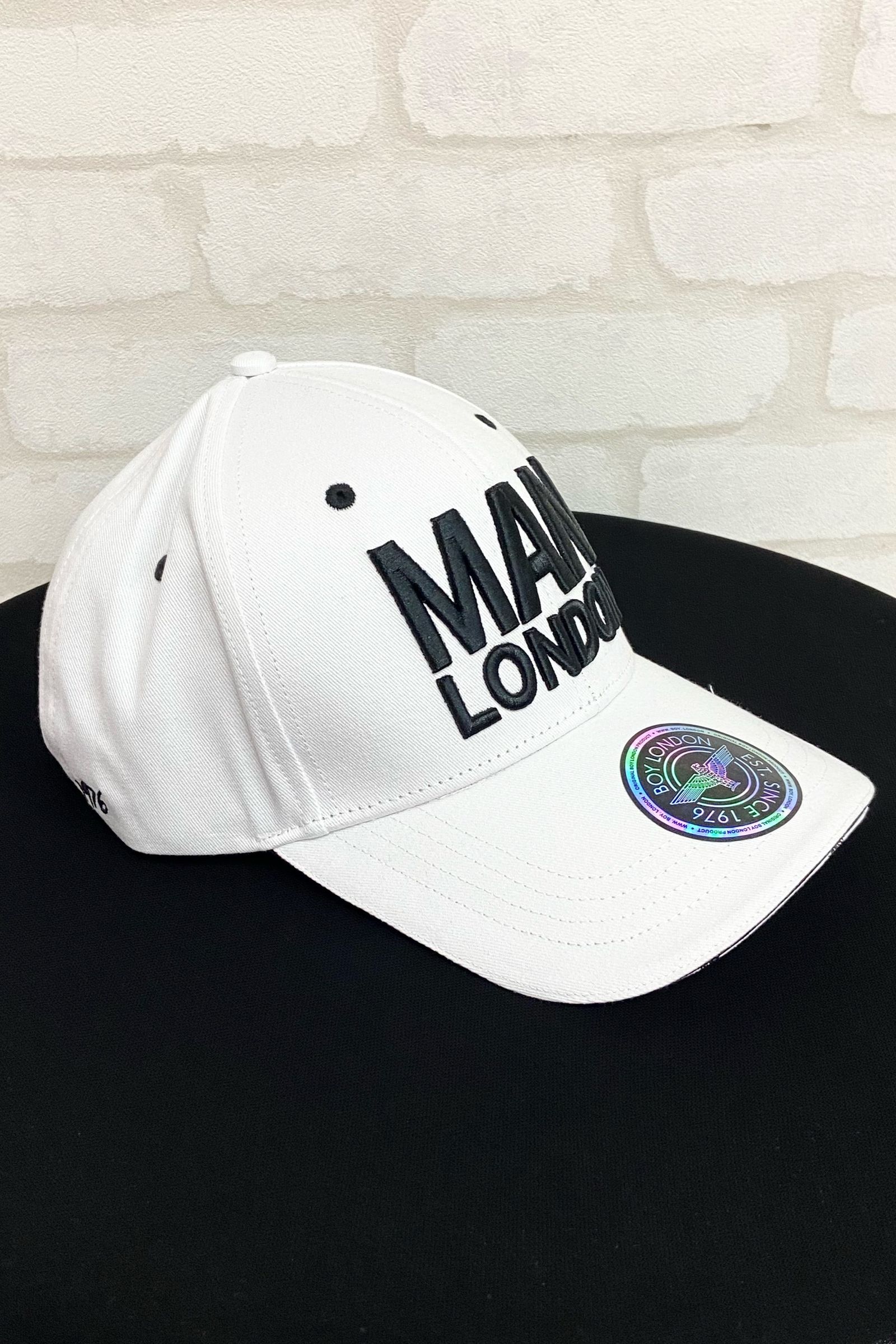 MAN LONDON Cap / White 【BOY LONDON】