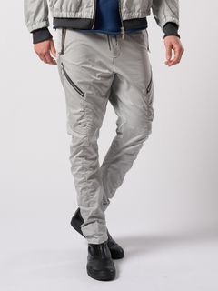 【予約品 4月19日(日) 18時締切】puckering banana teck pants / パッカリング バナナ テックパンツ / ライトグレー