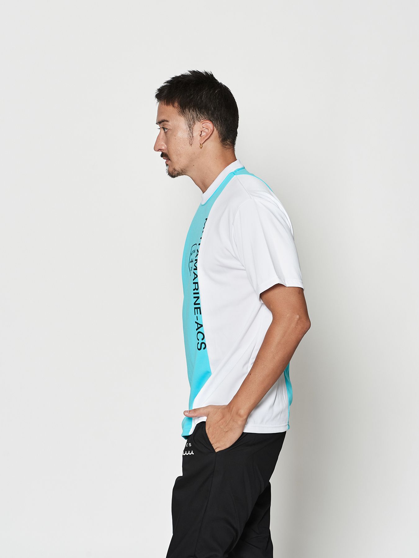 【予約品 10月9日(木) 締切】muta Sports S-S Top / Tシャツ / ホワイト【Acanthus × muta MARINE】