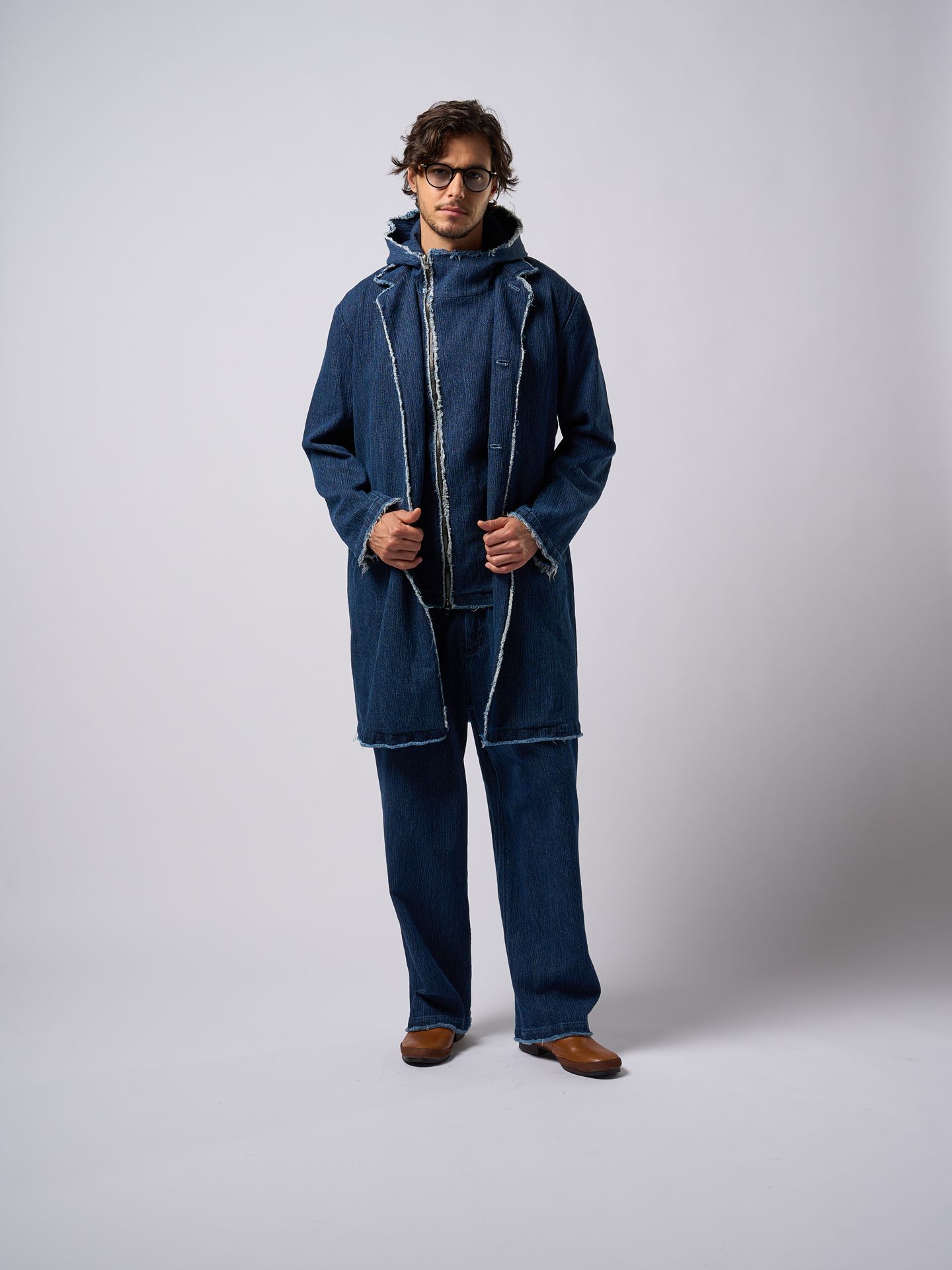 【予約品9月16日 10時締め】 2-tuck wide trousers / ワイドトラウザーズ / used